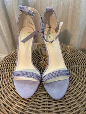 Lulus Lavender embellished heels thumbnail 7