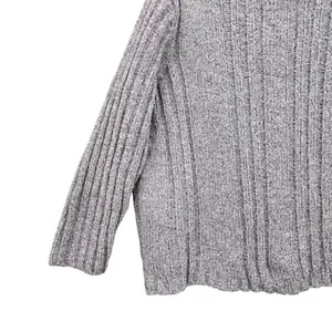 Purple Chunky Oversized Ribbed Y2K Vintage‎ Soft Erika Chenille Sweater Plus 2X thumbnail 10