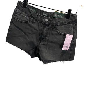 Wild Fable Womens Low-Rise Black‎ Denim Shorts EasyRigid Size 0 thumbnail 2