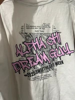 Comfort Colors Alpha chi omega t shirt thumbnail 2