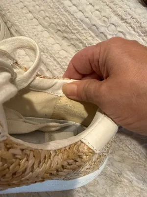 Dolce Vita Neo White and Raffia Sneakers (2) thumbnail 9