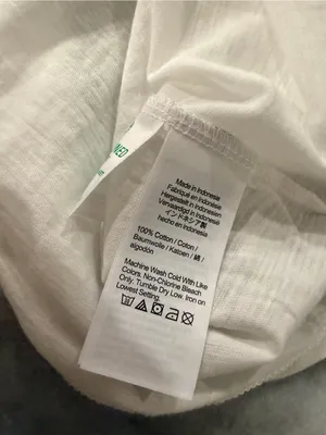 NWOT Madewell Size M White V Neck Short Sleeve Lightweight Slub Cotton Top thumbnail 9