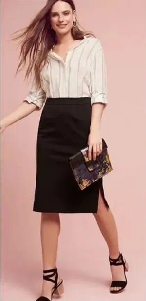 By Anthropologie the essential pencil‎ skirt 4 thumbnail 1