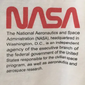 FINAL MARKDOWN Unique nasa tee medium White thumbnail 3