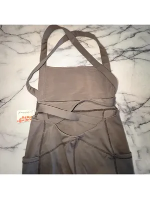 FREE PEOPLE Movement S Charcoal Brown My High One Piece Jumpsuit Small NEW pants thumbnail 6