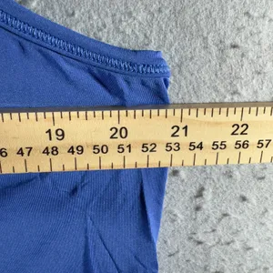 3142 | OFFLINE by Aerie Cropped Athletic Tank Top Blue Lightweight Women's L thumbnail 3