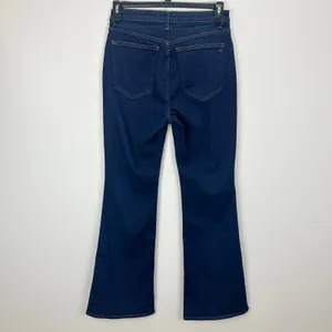 Madewell The Curvy Stretch Flare Jean Rinse Wash Dark Blue High Rise US 28 NWT thumbnail 9