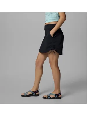 NEW Columbia All Seasons Ruched Skort M Black Hiking Fishing Athletic MEDIUM thumbnail 3