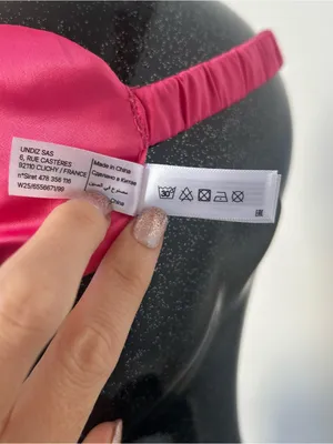 Undiz Hot Pink Satin Sleep Mask thumbnail 3