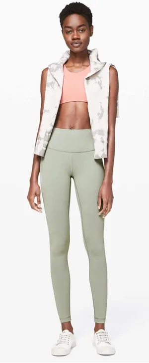 Lululemon Wunder Under High-Rise Tight 28" Full-On Luxtreme Sea Moss Green Sz 10 thumbnail 1