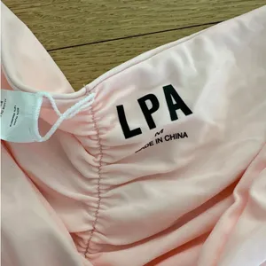 LPA - Myra Ruched Bikini Bottoms in Pink thumbnail 2