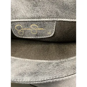 Jessica Simpson‎ Women Gray Faux Leather Slouch Nya Wedge Heel Boots Size 10 thumbnail 6
