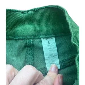 NEW Halara Flex High Waisted Flare Jeans Women’s S Regular Green Stretch Denim thumbnail 3