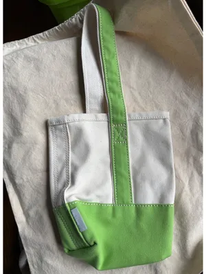 Lands' End Canvas Tote Bag with Green Accent thumbnail 2