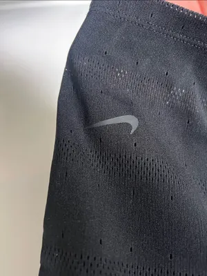 Nike Dri-FIT Black Perforated Golf Polo Top Women’s M 🔲 thumbnail 3