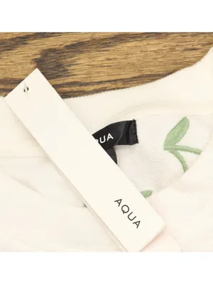 Aqua Womens Fruit Embroidered Sweatshirt PV-T80268A White L thumbnail 4