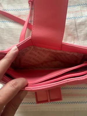 Steve Madden Pink Crossbody Purse Faux Leather thumbnail 11