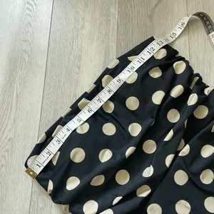J.Crew Strapless Swimsuit polka dot one piece womens Black size 8 classic beach thumbnail 5
