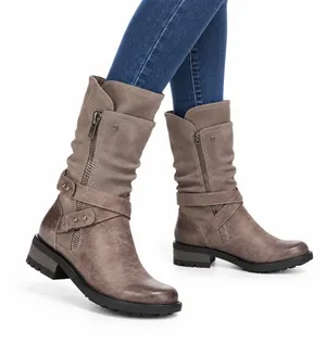 Carlos by Carlos Santana Sawyer Mole Moto Boots Taupe Women’s Size 8.5M thumbnail 1