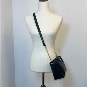 Aldo Black‎ Crocodile-Embossed Crossbody Bag thumbnail 8