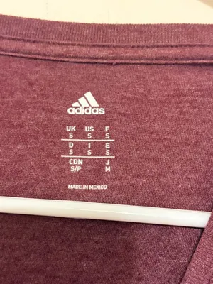 Women's ASU Arizona State Sun Devils Adidas Maroon State Outline Tee Size Small thumbnail 2
