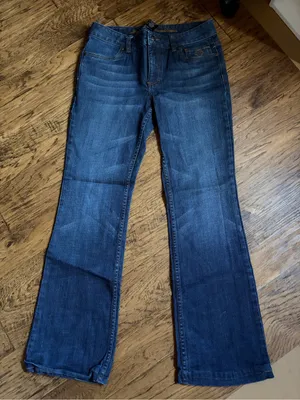 Harley-Davidson Dark Blue Wide Leg Jeans 6 thumbnail 1