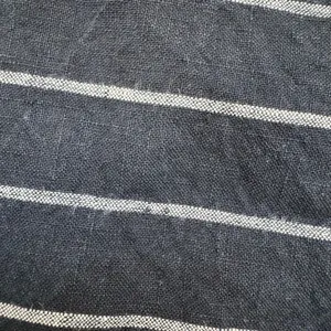 Reformation 100% Linen Black White Stripe Overall Mini Dress Size 6 Small thumbnail 7