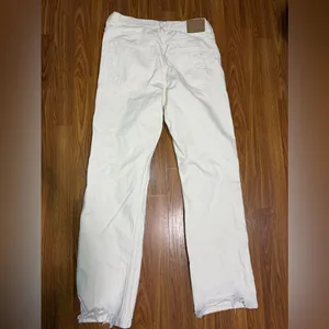 Aeropostale Super High Rise 90s Baggy Off White Distressed Y2K Jeans 10R. thumbnail 3