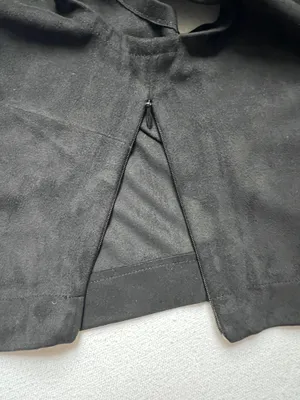 GUESS Women’s High Neck Cropped Sleeveless Suede Top - Size S thumbnail 4