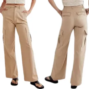 Free People Boyish Jeans‎ Women's Tan Cobain Crowd Crgo Pants 27 $198 thumbnail 4