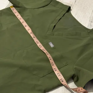Figs Olive Green Women's Scrub  Top thumbnail 7
