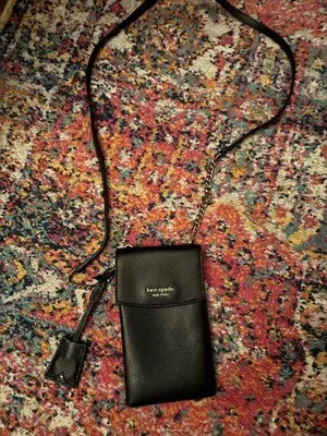 Black Kate Spade Bag Leather Crossbody New York thumbnail 1