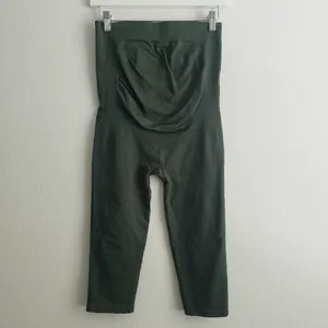 Blanqi Everyday Maternity Belly Rise Semi Cropped Leggings thumbnail 2