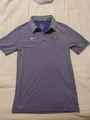 Nike LSU Dri-Fit Polo Shirt thumbnail 1