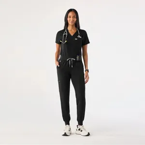 Figs Zamora Jogger‎ Scrub Pants Black Size XS thumbnail 2