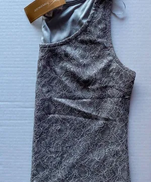 Mi ami Laced Tank Womens NWT! Gray Size L thumbnail 2