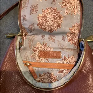 HOBO Rich Brown Leather Crossbody Bag thumbnail 4
