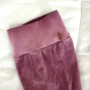 PINK Victoria's Secret Mauve Cropped Long Sleeve Tee thumbnail 4