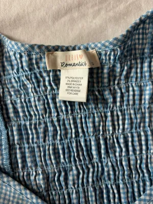 Blue And White Cut Out Top thumbnail 3