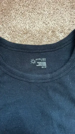 Aerie black tank thumbnail 1