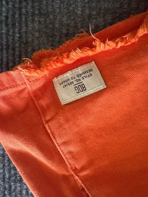 Urban Outfitters BDG orange 100% cotton shorts‎ Women's Small thumbnail 3