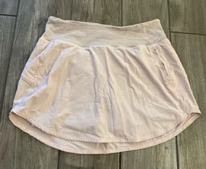 Outdoor Voices Light Pink Athletic Skirt skort size small with pocket thumbnail 1
