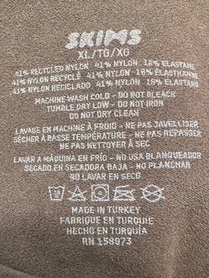 SKIMS Brown High-Waist Shapewear Bike Shorts thumbnail 6