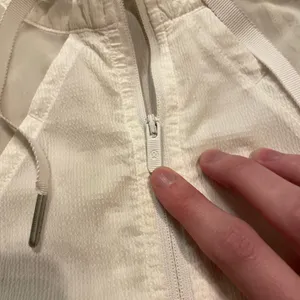 lululemon athletica White Lightweight Zip-Up Hoodie thumbnail 4