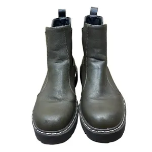 Sincerely Jules Hippie Olive Green Platform Lug Sole Chelsea Boots Size 6.5 M thumbnail 2