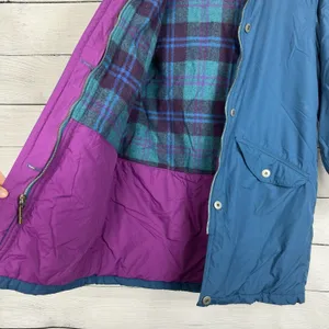 Vtg LL Bean 90s Jacket Womens Large Parka Coat‎ Fleece Lined Ski Outdoors Winter thumbnail 6