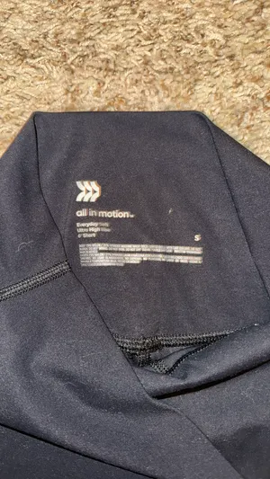 All in Motion Biker Shorts Black thumbnail 2