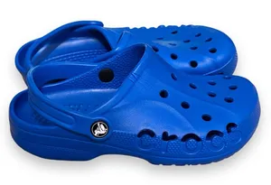 Crocs Baya Clogs Slip On Shoes in Bright Cobalt Blue‎ Sz 7 Women's / 5 Men's NEW thumbnail 1