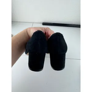 Kate Spade Middleton Black Suede Block Heel Loafers Pointed Heel Womens Size 6.5 thumbnail 5