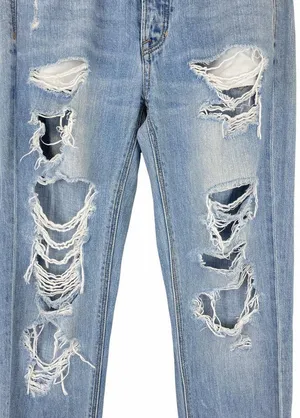 American Eagle Distressed Vintage Hi-Rise Skinny Jeans Size 4 X-Long thumbnail 2